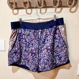 Land’s end Paisley shorts size 18W